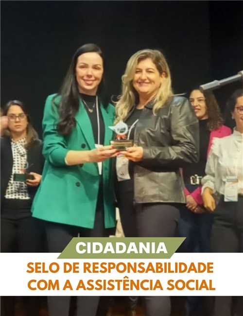 Selo de responsabilidade com a Assistência Social